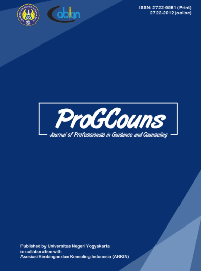 						View Vol. 6 No. 2 (2025): Progcouns: Journal of Professionals in Guidance and Counseling
					